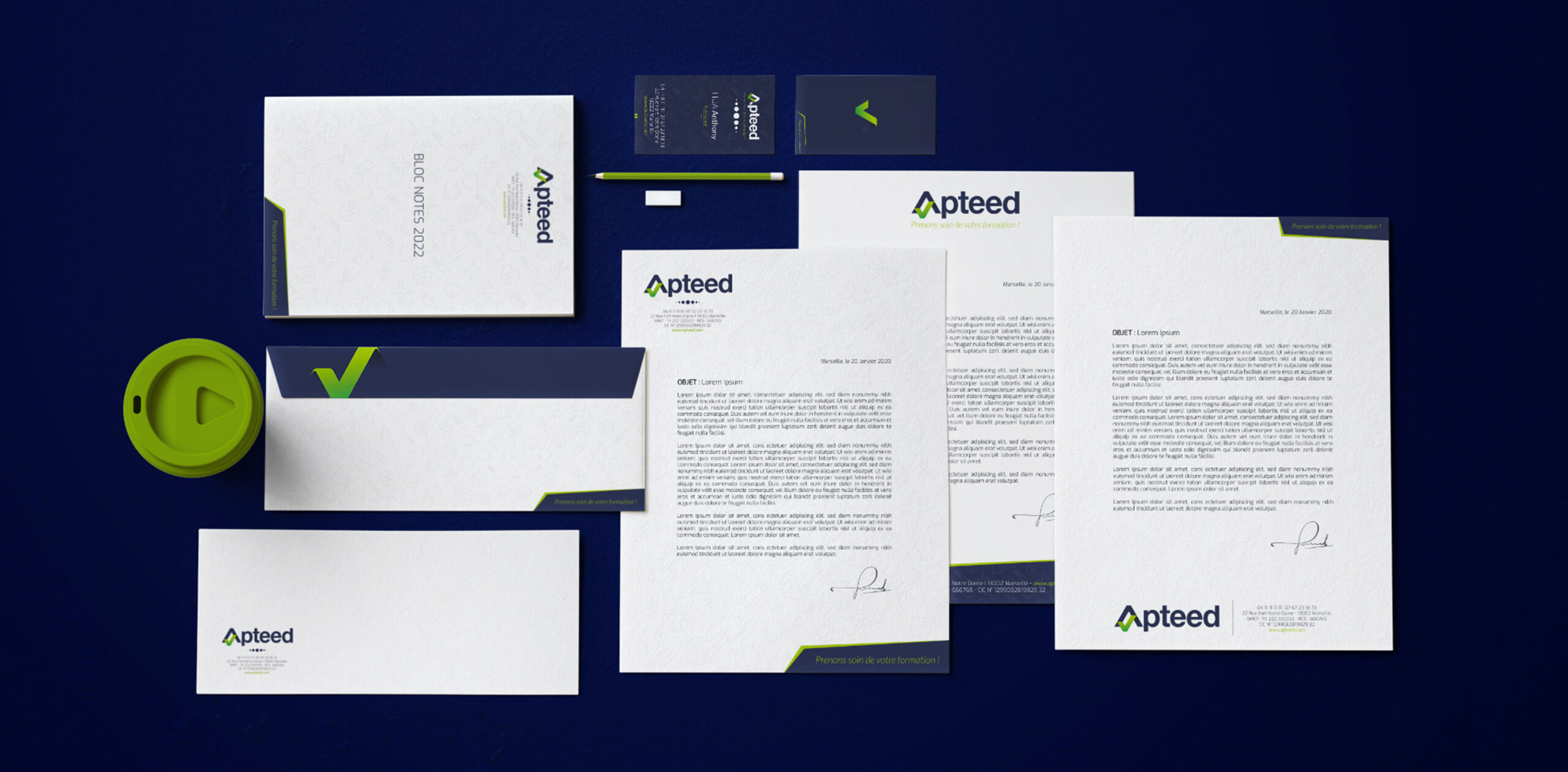 APTEED - IDENTITE
Création des supports de communication